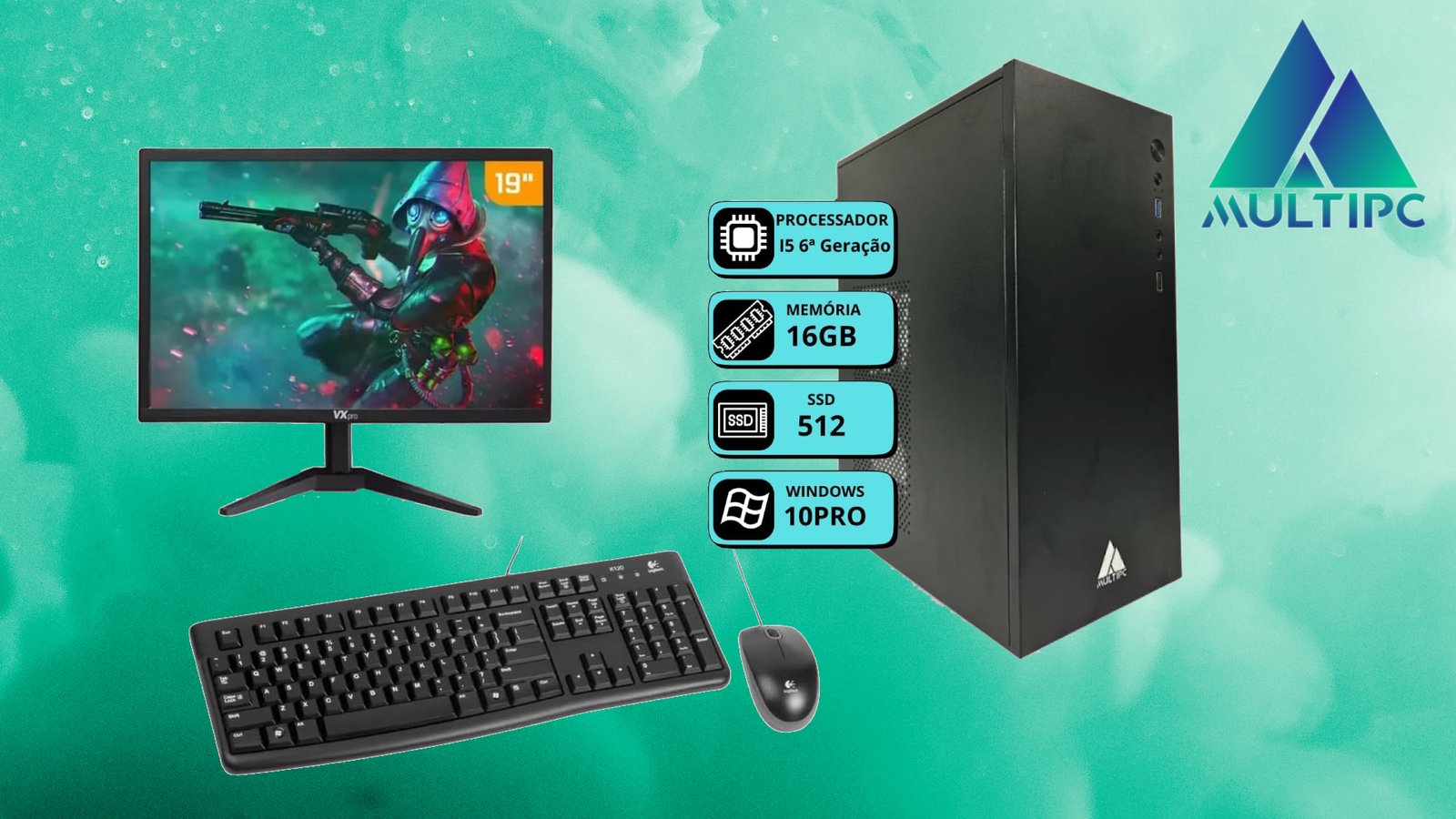 Computador Pc Completo i5 6ª Geração MultiPc: desempenho e custo-benefício para o uso diário