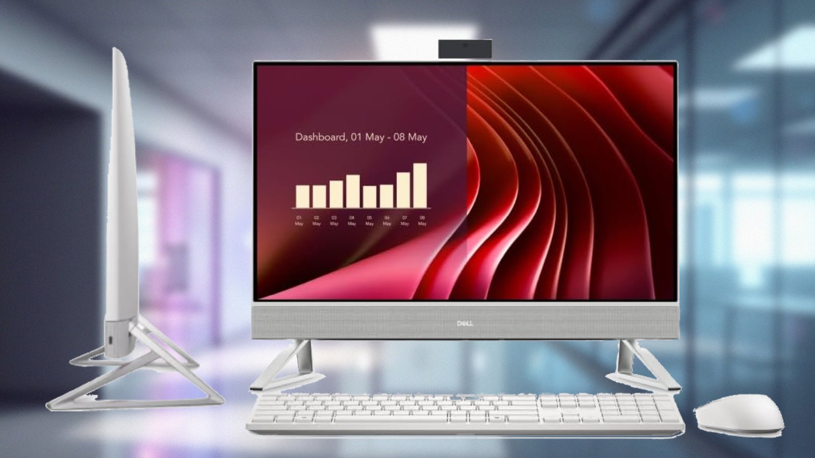 Computador Dell 24 All-in-One: desempenho e estilo para transformar seu espaço de trabalho